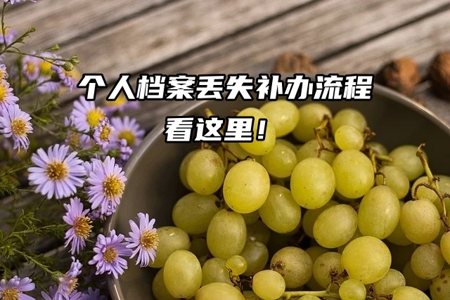 档案丢失怎么进体制内？档案丢失补办流程看这里！