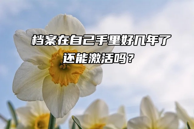 档案在自己手里好几年了，还能激活吗？