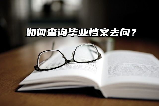 如何查询毕业档案去向？看这篇就够了！