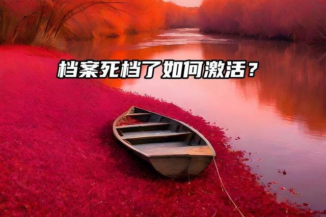 档案在自己手里死档了，如何激活？