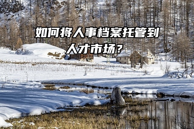 如何将人事档案托管到人才市场？