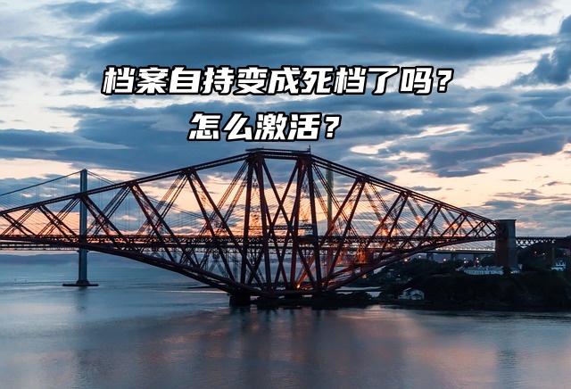 档案自持变成死档了吗？怎么激活？