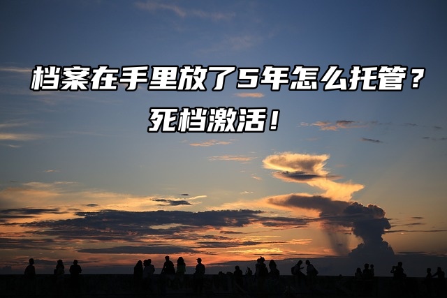 档案在手里放了5年怎么托管？死档激活！